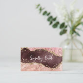 ロイヤリティグリッザカード5爪、 ネイル点滅名刺 名刺 (スタンド正面)