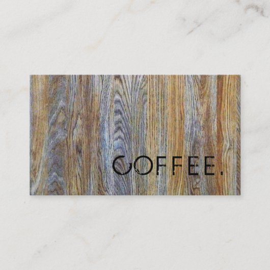 ロイヤリティコーヒーパンチウッドルック#12 ロイヤリティカード (正面)