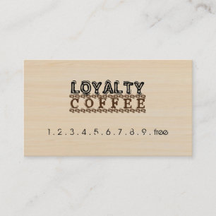 ロイヤリティコーヒーパンチウモダンッド ロイヤリティカード