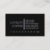 ロイヤリティコーヒーパンチマモダンネティ ロイヤリティカード (裏面)