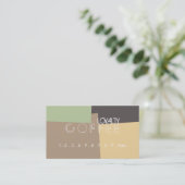 ロイヤリティコーヒーパンチレトロ色パターン#20 ロイヤリティカード (スタンド正面)