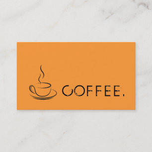ロイヤリティコーヒーパンチ深いサフラン背景 ロイヤリティカード