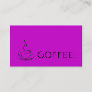 ロイヤリティコーヒーパンチ深いマゼンタ背景 ロイヤリティカード