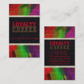 ロイヤリティコーヒーポンチバーラップルック#12 ロイヤリティカード (正面/裏面)