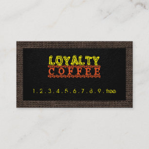 ロイヤリティコーヒーポンチバーラ縁どップ#2 ロイヤリティカード