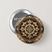 ロイヤリティゴールデンボタン 缶バッジ (正面&裏面)
