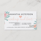 ロイヤリティサンゴモフローラ水彩ハート10 ロイヤリティカード (裏面)