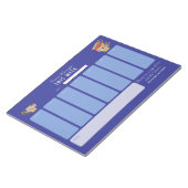 ロイヤリティティーフパーソナライズされたァーウィーク一覧 ノートパッド (アングル)