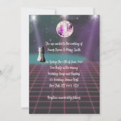 ロイヤリティディスコの愛のリズ結婚ム 招待状 (裏面)