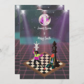 ロイヤリティディスコの愛のリズ結婚ム 招待状 (正面/裏面)