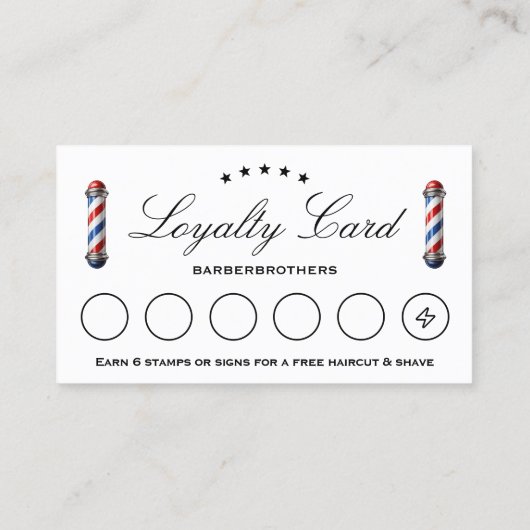 ロイヤリティトラベクラシックル理容師ポールホワミニマルイト 名刺 (裏面)