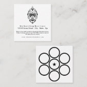 ロイヤリティバーバーショップシュガースカル ロイヤリティカード (正面/裏面)