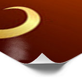 ロイヤリティパリハイヒール&金ゴールドクラウン ポスター (コーナー)