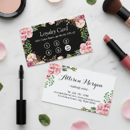 ロイヤリティパンチカード | ピンクガーリーのフローラ包装 ロイヤリティカード