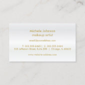 ロイヤリティパンチカード – ホットピンクグリッター ロイヤリティカード (裏面)