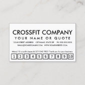 ロイヤリティパンチ ロイヤリティカード (裏面)