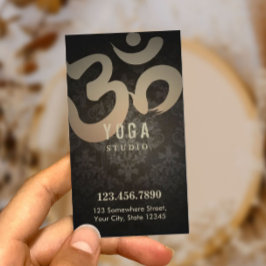 ロイヤリティパンチ |ヴィンテージダマスクヨガインストラクター ロイヤリティカード