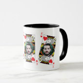 ロイヤリティフォトコラージュパーソナライズされたのようなパパを扱う マグカップ (正面右)