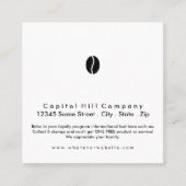 ロイヤリティプログラムコーヒースクエア ロイヤリティカード (正面)