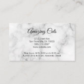 ロイヤリティプログラムスタイリスト大理石 ロイヤリティカード (裏面)