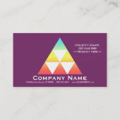 ロイヤリティプログラムピラミッドカード(色をカスタマイズ可能) ロイヤリティカード (裏面)