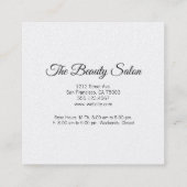 ロイヤリティプログラム/美しい金ゴールドグリッター ロイヤリティカード (裏面)