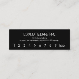 ロイヤリティラテミニロイヤリティドライブスルー ロイヤリティカード