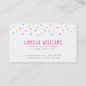 ロイヤリティリワードかわいいおもしろいベーカリーカラフルふりかけ ロイヤリティカード (裏面)