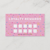 ロイヤリティリワードかわいいつや消しドリップスプレー ロイヤリティカード (正面)