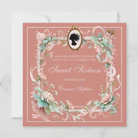 ロイヤリティリージェンシーエラSweet sixteen招待状 招待状 (正面)