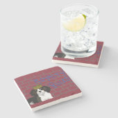 ロイヤリティルール – キングカバリエールマーブルストーンコースター ストーンコースター (横)