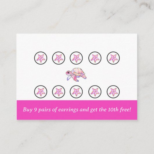 ロイヤリティロイヤリティカード 名刺 (裏面)