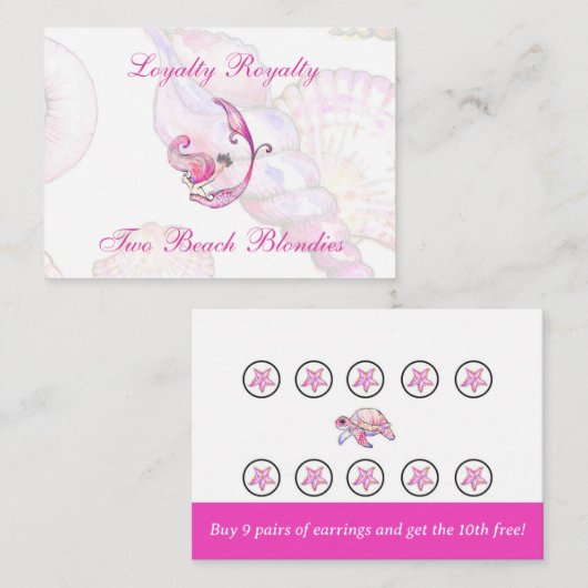 ロイヤリティロイヤリティカード 名刺 (正面/裏面)