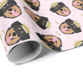 ロイヤリティロットワイラードッグ ラッピングペーパー (ロールコーナー)