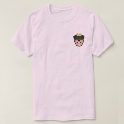 ロイヤリティロットワイラードッグ Tシャツ (デザイン正面)