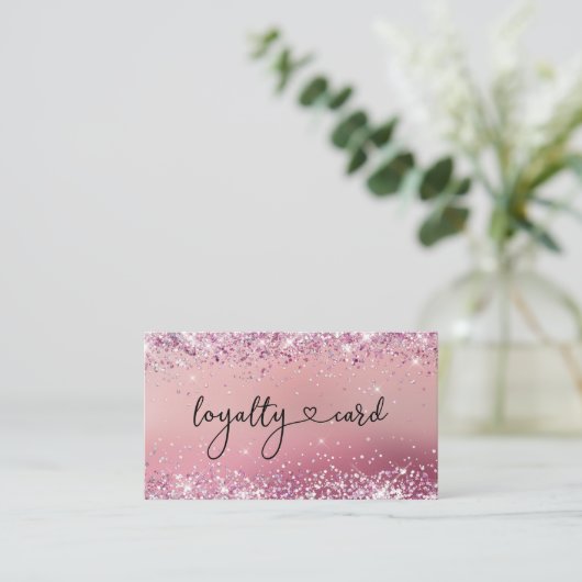 ロイヤリティートカルテグリッター5爪、 ネイルラーシュ美しい 名刺 (スタンド正面)