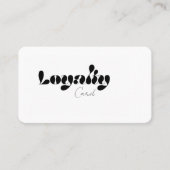 ロイヤリティ名刺 名刺 (正面)