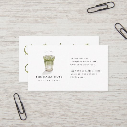 ロイヤリティ店の名刺 名刺 (正面/裏面インサイチュ)