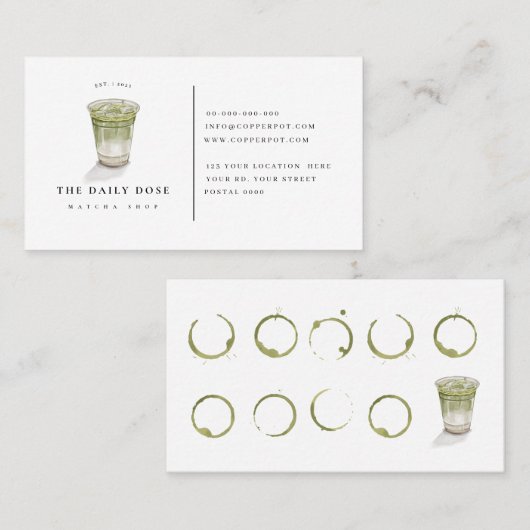 ロイヤリティ店の名刺 名刺 (正面/裏面)