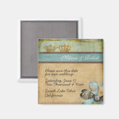 ロイヤリティ日付マグネットの保存 マグネット (正面/裏面)