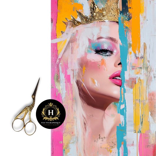 ロイヤリティ鮮やか抽象芸術アートの切り離し 薄葉紙