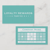 ロイヤリティ4dots (カスタマイズ可能な色) ロイヤリティカード (正面/裏面)