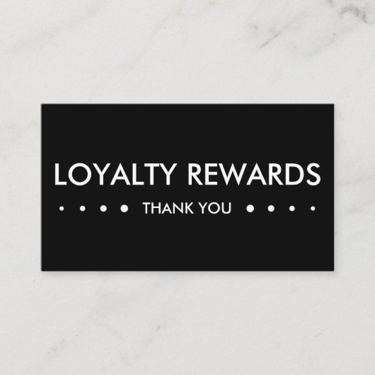 ロイヤリティ4dots ロイヤリティカード (正面)