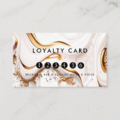 ロイヤリティ5爪、 ネイルまつげ美しいグリッター金ゴールド 名刺 (正面)