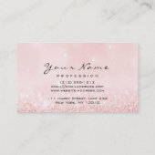 ロイヤリティ6メイクアップ眉目まぶしバラ金ゴールド 名刺 (裏面)