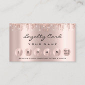 ロイヤリティ6メイクエステティシャンまつ毛バラドリップ 名刺 (正面)