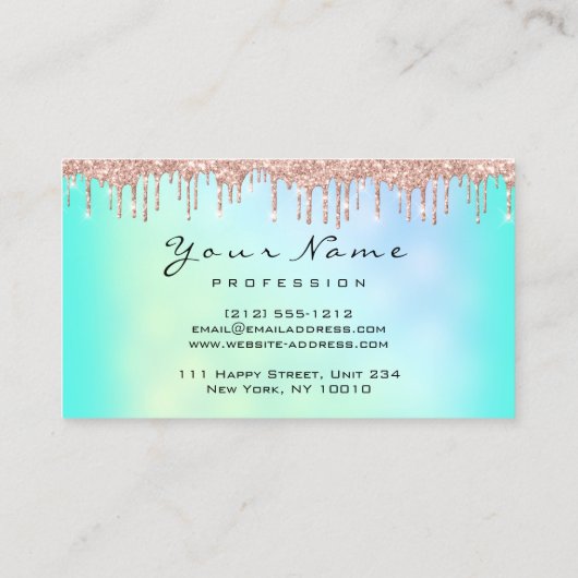 ロイヤリティ6メイクエステティシャンまつ毛バラ海 名刺 (裏面)