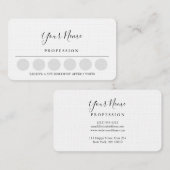 ロイヤリティ・ビジネス・カード 名刺 (正面/裏面)