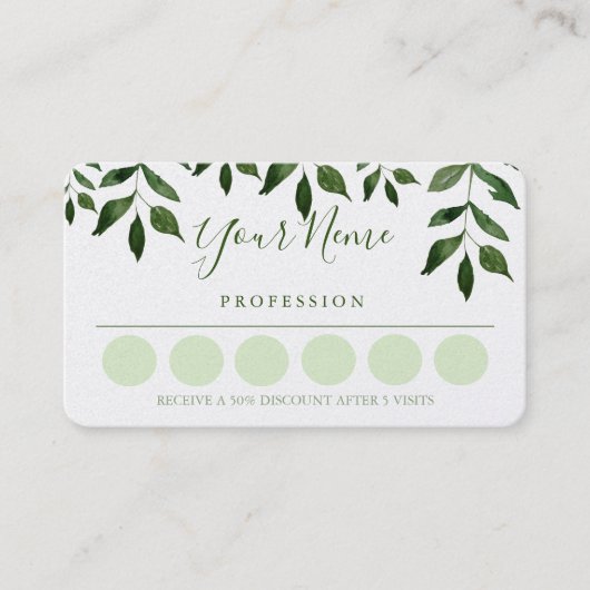 ロイヤリティ・ビジネス・カード 名刺 (正面)