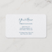 ロイヤリティ・ビジネス・カード 名刺 (裏面)